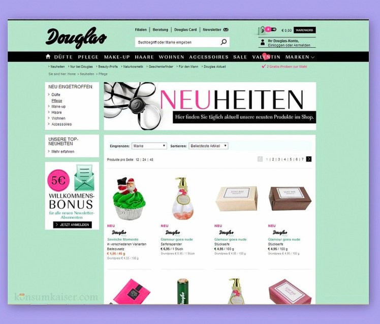 Screenshot: Konsumkaiser