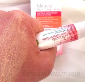 kk garnier ms eye aufgetragen