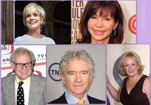 Klicken, dann wirds größer! Linda Gray, Victoria Principal, Ken Kercheval, Patrick Duffy, Cherlene Tilton.