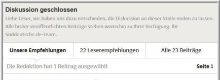 KK Kommentare geschlossen