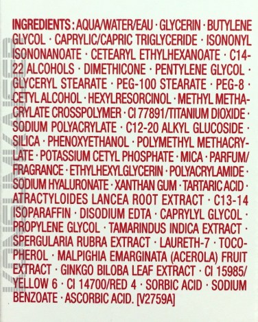 KK Clarins INCI MPS1