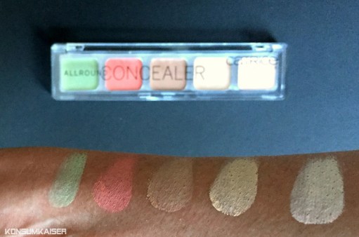 KK Concealer swatches