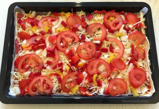 Gemüsepizza zu Weihachten? Warum eigentlich nicht?