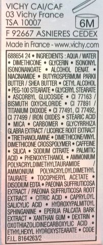 KK Vichy Idealia Yeux INCI