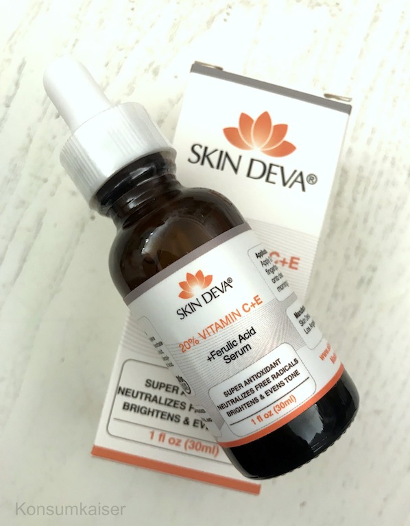 SKINCARE WAS WURDE EIGENTLICH AUS…SKIN DEVA „20 Vitamin C+E+FERULIC