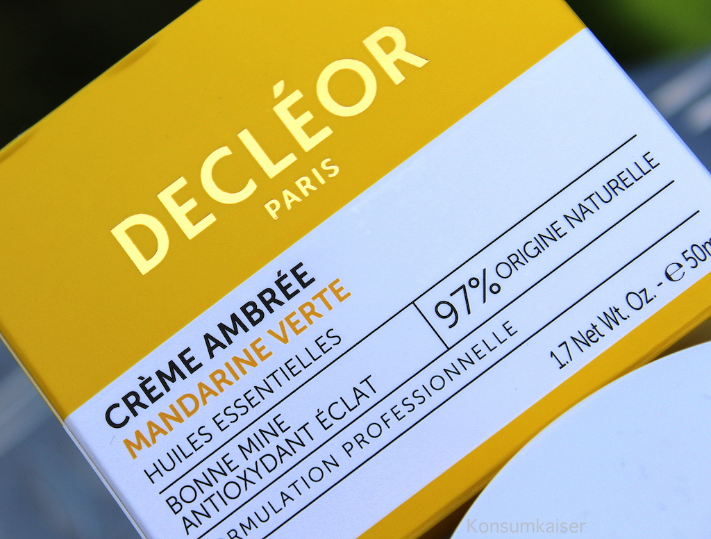 SKINCARE DECLÉOR „GREEN MANDARIN SUNKISSED CREAM“ *KONSUMKAISER*